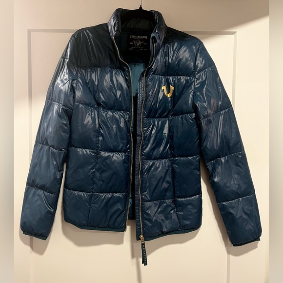 True Religion Slim Puffer Jacket - Picture 2 of 4